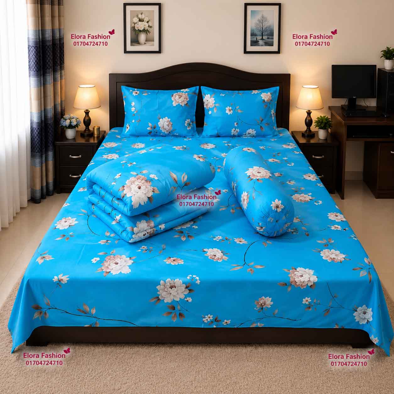 লাক্সারি প্রিমিয়াম ৫ পিস কম্ফর্টার সেট